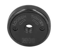 Marhynchus Placa de Presión para Amoladora Angular Tuerca de Liberación Rápida Tuerca con Brida Autoblocante de Desconexión Rápida Rosca M10 Acero de Aleación de Alta Resistencia