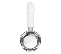 Marhynchus Portafiltro sin Fondo de 58 Mm Portafiltro Desnudo de 58 Mm de café de Compatible con Máquinas de Barsetto con Cesta de Filtro de para (WHITE)