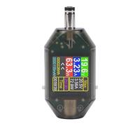 Marhynchus Probador de Voltaje CC, 4,5-50 V 0-6 A 0-600 W Medidor de Potencia de Corriente de Voltaje Pantalla Giratoria para Monitoreo de Batería y Optimización del de Energía Solar