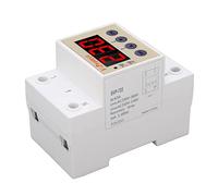 Marhynchus Protector contra Sobretensión, Dispositivo de Protección con Reinicio Automático de PC AC220V 40A, Protección contra Sobretensión Ajustable, Pantalla de Voltaje, Riel DIN para Bomba de