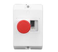 Marhynchus Protector de Motor, Material ABS 4-6.3A 690V Disyuntor con Perilla de Parada de Emergencia y Luz de Señal, para Cargas Inductivas Capacitivas Resistivas y Aplicaciones