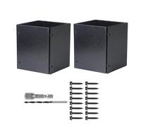 Marhynchus Protector de Poste, Protector de Base de Poste de Buzón Ajustable de Acero Inoxidable con Diseño Flexible para Cercas, Barandillas de Terraza y Estructuras Exteriores