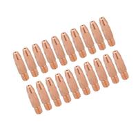 Marhynchus Punta de Contacto Punta de Contacto de Soldadura de Cobre Rojo 20 Piezas M6 para Antorcha MIG Binzel 24KD 0,8 Mm 1,0 Mm 1,2 Instalación Simple Resistencia a Altas Temperaturas para (.0)