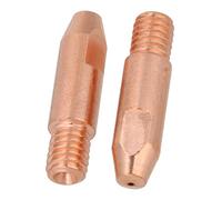 Marhynchus Punta de Contacto Punta de Contacto de Soldadura de Cobre Rojo 20 Piezas M6 para Antorcha MIG Binzel 24KD 0,8 Mm 1,0 Mm 1,2 Instalación Simple Resistencia a Altas Temperaturas para (0.8)