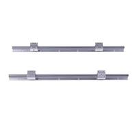 Marhynchus Riel de Rodamiento Lineal, Riel Deslizante Lineal de Metal SBR12 de 600 Mm con 4 Bloques SBR12UU, Tratamiento de Oxidación, Nivel H de Precisión, para Automatización de Impresoras 3D y