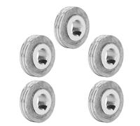 Marhynchus Rodillo Impulsor de Alimentación de Alambre, 5 Piezas, Ruedas Enrollables de Alambre de Acero con Rodamientos para Soldadores con Ranuras de 1,0-1,2 Mm, Diámetro Interior de 12 Mm,