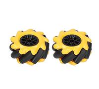 Marhynchus Rueda Mecanum, Rueda omnidireccional, Robot Inteligente Accesorios de Piezas de automóvil Componentes de Juguete de Bricolaje 60 mm(18 * 13 * 5 200)