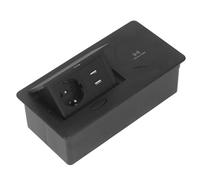 Marhynchus Salida Emergente a Prueba de Agua con 2 Puerto de Carga USB, Tira de Alimentación de Acero Inoxidable para Centro Comercial, Hogar, Oficina, Tienda 4S Store Outlet de Encimera