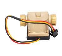 Marhynchus Sensor de Flujo de Agua Contador de Desorden de la Sala Medero de Flujo DC 3-24 V para Máquina de Tarjeta de Crédito Lista para Agua Caliente, Rango de de 0.3-10 L/min, Resistente a la