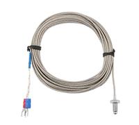 Marhynchus Sensor de Temperatura Tipo K 1-5 M de Longitud M6 BSW ThermoPar Rosco Cable Cable de Termopar (#5)
