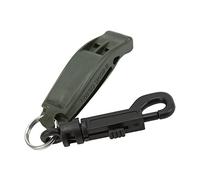 Marhynchus Silbato de Emergencia, Silbato de Supervivencia de Alto Decibelio con Gancho y Clip para Acampar Al Aire, Senderismo, Kayak, Navegación (DE Verde)