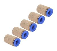 Marhynchus Silenciador de Escape Neumático Silenciador Neumático de Aire de Latón PSF 8 8 Mm ID 17,2 Mm OD 30 DB Filtro de Ruido 5 a 140 °F para Cilindro Válvula Solenoide Caja de Engranajes