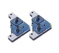 Marhynchus Solicador de Imán de Soldadura 2 Piezas de Doble Interruptor de Interruptor de 90 Grados Soporte de Imán de 90 Grados, Abrazaderas de Ayuda de Soldadura Electrónica, Enorme Succión, 112