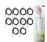 Marhynchus Sonda de Sensor de Temperatura Digital, Acero Inoxidable 304 | Termómetro, Refrigerador y HVAC, Cable de 1 M, Sellado con Resina Epóxica, Uso en Invernadero, Compatible con RPI o Shelly
