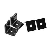 Marhynchus Soporte de Esquina en L, Soportes de Conector de Aluminio para Juntas de 90 Grados, Fácil Instalación para Muebles y Marcos, Blanco 4545 (2020A)