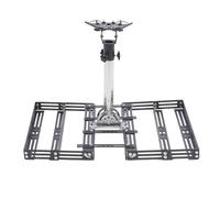 Marhynchus Soporte para Cumbrera de Techo, Rotación de 360 Grados, Ajuste de Inclinación de 160°, Soporte de Techo Satélite de Acero Inoxidable, con 8 Compartimentos de Ladrillo para