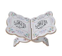 Marhynchus Soporte para Libros del Corán, Estante de Exhibición de la Biblia de Boj para Maestros Musulmanes y Niños con un Hermoso Diseño para Regalos de Ramadán Eid Al Fitr (JM01864)