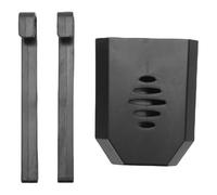 Marhynchus Soporte para Tableta de Limpieza de Tanque de Inodoro, Portador de Limpiador de Taza de Inodoro, Soporte para Tableta de Limpieza de ABS con Gancho para Colgar para Tanques de (BLACK)