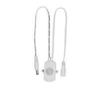 Marhynchus Sustituto del Sensor de Movimiento PIR 5A DC 6-24V Mini Detector de Movimiento Infrarrojo para la Luz de Tira LED con un ángulo de Detección de 120 ° 5-7m Rango Retraso Ajustable (White)