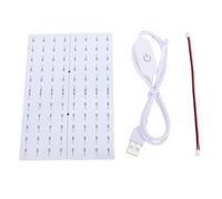 Marhynchus Tablero de Retroiluminación LED, Material ABS, 96 Cuentas LED, Kit de Reemplazo de Luz PCB para Modelos de Impresora 3D X1 X1E P1P P1S A1 A1 Mini