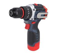 Marhynchus Taladro Inalámbrico sin Cepillo de 18 V Potencia Inalámbrica Taladro Eléctrico sin Escobillas 80 Nm Batería de 2000mAh 10 Mm Metal Metal 2 Velocidades con 34 Piezas de Taladro (Enchufe de