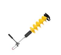 Marhynchus Taladro para Hielo Broca para Hielo de Nailon de 8 Pulgadas, 28 Pulgadas con Varilla de Extensión de 70 Cm, Aleación de Aluminio y Cuchillas de Carburo para Pesca en, Aguas Profundas,