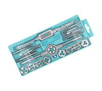 Marhynchus Tap and Die Set 60HRC Hard Alloy Threading Tool | Hilos gruesos y finos, dientes de corte tratados térmicamente, hilos de avance biselados, para reparación de automóviles y