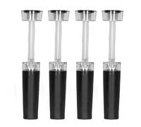 Marhynchus Tapón de Vino Al Vacío, Sellador de Botellas de Vino Reutilizable con Silicona de Calidad Alimentaria para Botellas de Aceite de Champán y Cerveza, 4 Uds.