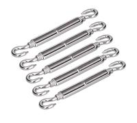Marhynchus Tensor, 5 Piezas de Acero Inoxidable Gancho y Gancho de de Alambre Tensión de Tensión Hardware de Vela para Actividades Al Aire Libre, Tensores (M4)