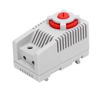 Marhynchus Termostato Mecánico Interruptor Controlador de Temperatura de 0 a 60 °C con PC Retardante de Llama de Raya Hueca para Calentadores Dispositivos de Enfriamiento Ventiladores de