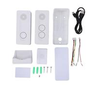 Marhynchus Timbre Inalámbrico Intercomunicador con Conversación Bidireccional, Pulsador para Desbloquear, Timbre con Vídeo Inteligente de 433MHz para Casa, Apartamento, Villa, Aula