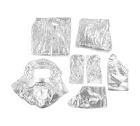 Marhynchus Traje con Aislamiento Térmico, Ropa Aluminizada Ignífuga a Prueba de Altas Temperaturas, Diseño Dividido para Metalurgia Aeroespacial, Ingeniería Forestal, Industrias Energéticas