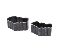 Marhynchus Troqueles de Punzonado de Cuero, 2 Piezas de Troquel de Corte con Forma de Zapato con Bordes de Corte Incisivos para Manualidades de Tela de Cuero y Fabricación de Joyas