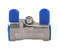 Marhynchus Válvula de Bola de 1/4 de Pulgada, Válvula de Bola NPT de Acero Inoxidable 304 con Manija de Mariposa, 2 Superficies de Sellado para un Sellado Superior, para Agua, Ace