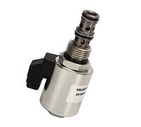 Marhynchus Válvula de Control de Solenoide de 12 V Válvula Eléctrica de Solenoide de Acero de Aleación Bajo Consumo de Energía para Reemplazo del Hidráulico de Retroexcavadora 3CX 4CX