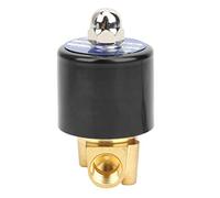 Marhynchus Válvula de Presión de Agua, Válvula Solenoide Eléctrica de Latón, Dos Vías G1/4 Pulgadas para Manguera de Jardín y Uso en Exteriores (DC12V)