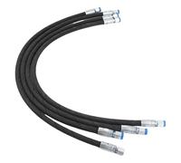 Marhynchus Válvula Desviadora de 3 Vías, 2 Unidades, Válvula de Control Auxiliar Hidráulica para Excavadoras de 1 a 2 Toneladas, Mangueras de 31 Pulgadas para Construcción, Granjas y