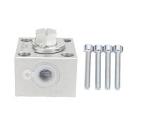 Marhynchus Válvula Desviadora de 3 Vías, Válvula de Control Direccional Hidráulica de Acero de Aleación para Excavadoras Pequeñas, con Conexiones Rápidas y Mangueras Flexibles de 31