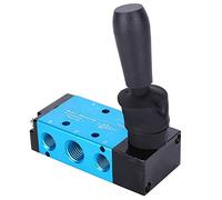 Marhynchus Válvula Neumática de Control Manual Diseño de Rotación Reversible 2 Posiciones 5 Vías 4H210-08 1/4 pulg. para Equipos de Taller