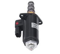 Marhynchus Válvula Solenoide, Construcción de Acero Inoxidable, Válvula de Bomba Hidráulica Duradera, Pieza de Excavadora Fácil de Reemplazar para SK230-6E