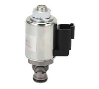 Marhynchus Válvula Solenoide de 24 V, Eléctrica 1744909 1753893 de Repuesto para Piezas del Motor CAT 966M 972G II 972H, con Capacidad de Cierre de Apertura Rápida