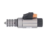 Marhynchus Válvula Solenoide de Bomba Hidráulica Conjunto de Válvula Solenoide de Control de Acero de Aleación 12 V Modelo 2484971 para Uso en Motor Pieza de Repuesto de Control Estable de Respuesta