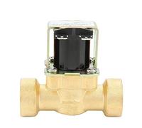 Marhynchus Válvula Solenoide Eléctrica de 12 V CC, Válvula NC Cerrada Normal de Latón para Suministro de Agua, Temperatura de Trabajo de 0-176 °F, Ideal para Aplicaciones Domésticas e Industriales