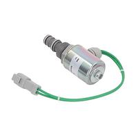 Marhynchus Válvula Solenoide Válvula Solenoide Eléctrica de 24 V Acero de Aleación 1528340 Reemplazo para Control Hidráulico de Excavadora Apto para 825C 826C 826G