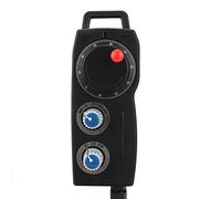 Marhynchus Volante Electrónico Enrutador CNC Controlador de Mano Colgante Codificador de Pulso 100PPR Generador de Pulso Manual de 4 Ejes 5 V con Control de Alimentación y Husillo para Usuarios de