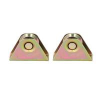 Marhynchus Volea de Rueda de Ranura V, 2 Piezas Resistentes Volea de Rueda V de 38 Mm Polea de Vía de Acero Galvanizado Polea Fija para Puertas Eléctricas Industriales, Bloques de