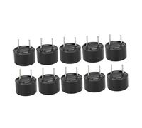 Marhynchus Zumbador Activo Zumbador Electromagnético DC 3V 9x6MM 9x5.5MM Enchufe Directo Tubo de Plástico SOT 10PCS de Alarma de Sonido Largo Continuo para Computadora Impresora Copiadora Juguete