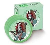 Mari & Juan Grinder Premium l molinillo de hierbas de plástico, triturador para especias, hierbas, café y más | en verde, 2 piezas I ø 4 cm con una altura total de 2 cm, Edición Mari
