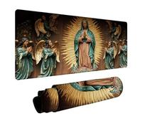 María Alfombrilla Ratón 400 x 900 x 3 mm Impermeable Alfombrilla Ratón XXL Ángel, Mousepad Mejora la Precisión y la Velocidad para Pc Gaming Mouse y Oficina Home Decoration Regalo Hombre FSBD-3058