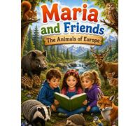 Maria and Friends - The Animals of Europe: Explore Europe’s Amazing Animals with Stories, Fun Facts, Realistic Images & Coloring Pages | Educational Wildlife Adventure Book for Kids Ages 4-10